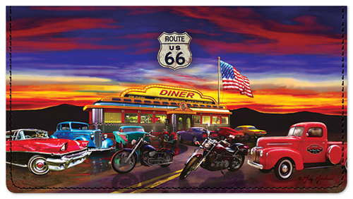 Route 66 Checkbook Cover