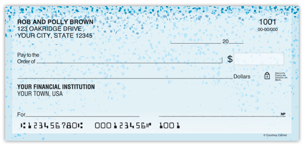 Confetti Splash Personal Checks 