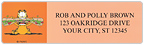 Garfield Food Address Labels