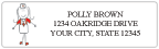 Paper People Address Labels (1 Character)