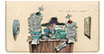 Gary Patterson's Funny Business Checkbook Cover