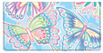 Psychedelic Butterflies Checkbook Cover