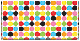 Bright Pop Checkbook Cover