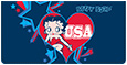 Betty Boop™ Americana Checkbook Cover