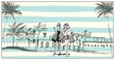 Seaside Escape Checkbook Cover