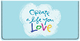 Kathy Davis Write Words Checkbook Cover
