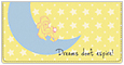 Dream Big Checkbook Cover
