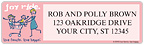 Live Family.Live Happy. Address Labels