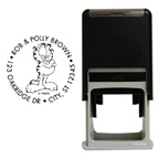 Garfield Attitude Round Stamp