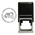 Garfield Lying Round Stamp