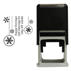 Snowflakes Square Stamp