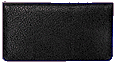 Black Leather Checkbook Cover